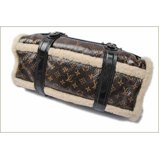 Louis Vuitton Brand Bag Handbag Monogram Shearling Storm — view 6