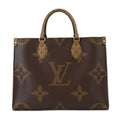 Louis Vuitton Giant Monogram On The Go MM 2-Way Tote Shoulder Bag
