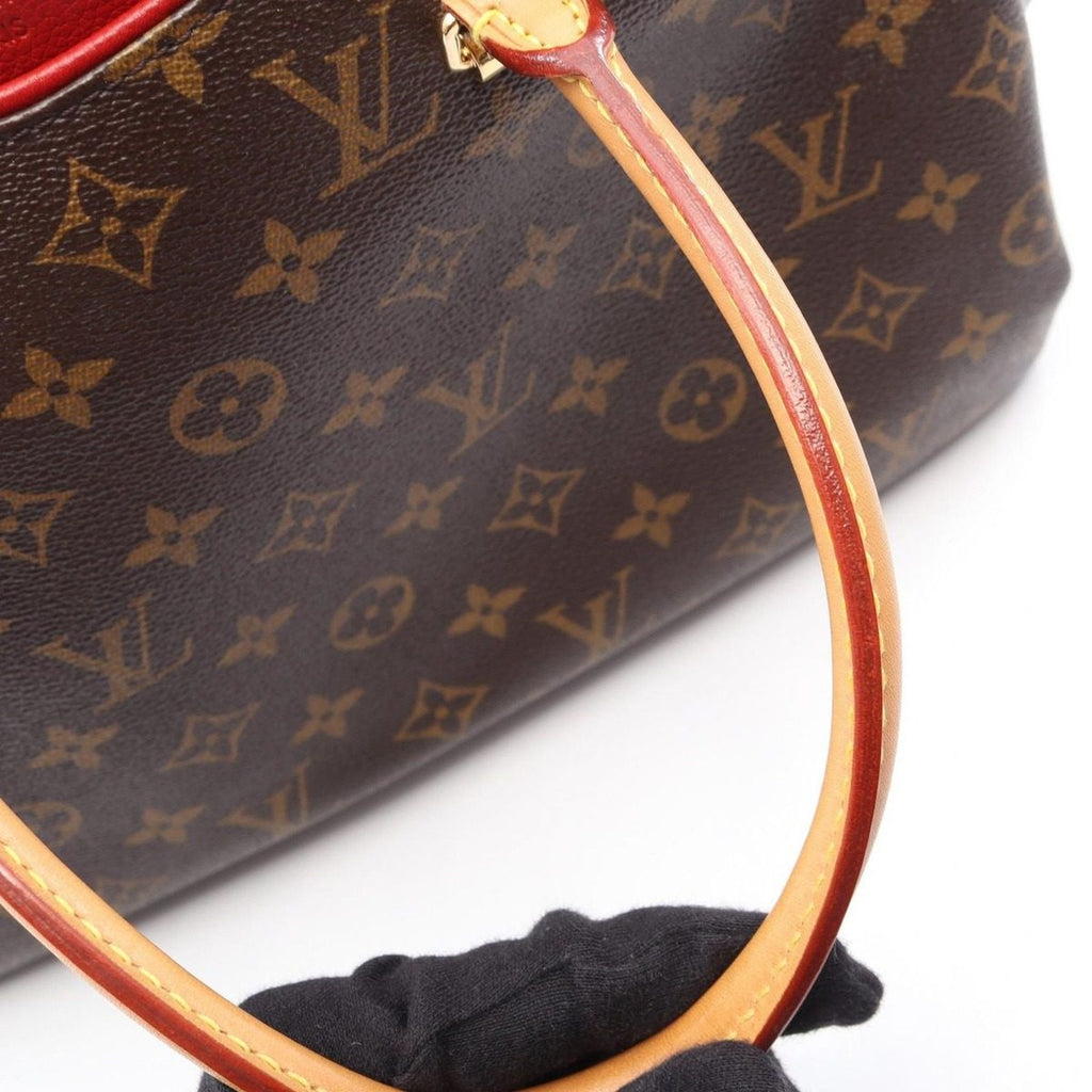 Louis Vuitton Handbag Pallas 2-Way Cerise Canvas Leather — view 9