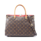 Louis Vuitton Handbag Pallas 2-Way Cerise Canvas Leather