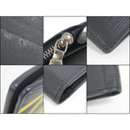 Louis Vuitton Portefeuille Brother Monogram Circle Epi Noir Black Jaune Wallet — view 7