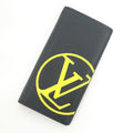 Louis Vuitton Portefeuille Brother Monogram Circle Epi Noir Black Jaune Wallet