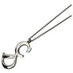 Christian Dior CD Logo Vintage Silver Necklace — view 2