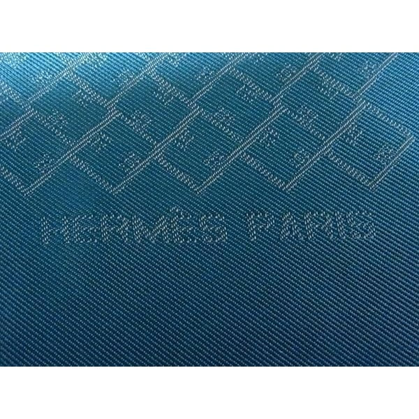 Hermes Handkerchief Pocket Thief T07 Light Blue 100% Silk New — view 2
