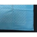 Hermes Handkerchief Pocket Thief T07 Light Blue 100% Silk New — view 4