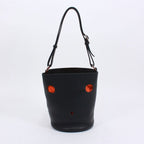 Hermes Mangeoire PM Taurillon Leather Black Handbag Silver