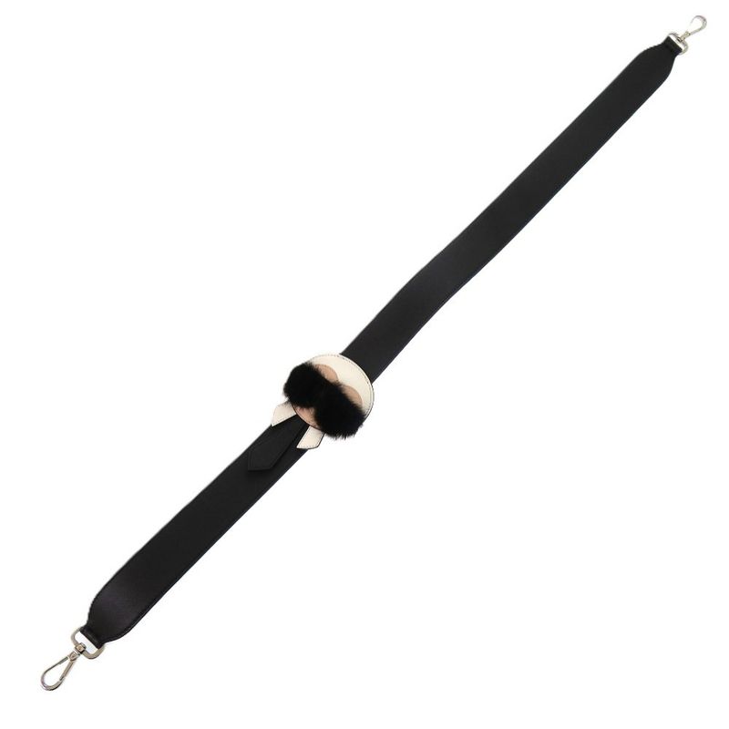 Fendi Carlito Karl Lagerfeld 7 C0258 Leather Black 0790 Shoulder Strap — view 3