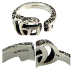 Gucci Box Arabesque Double Key Motif Ring No 13 — view 2