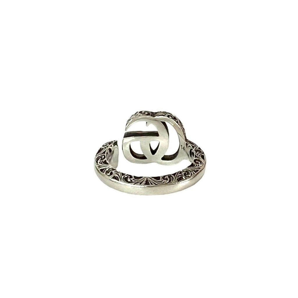 Gucci Box Arabesque Double Key Motif Ring No 13 — view 7