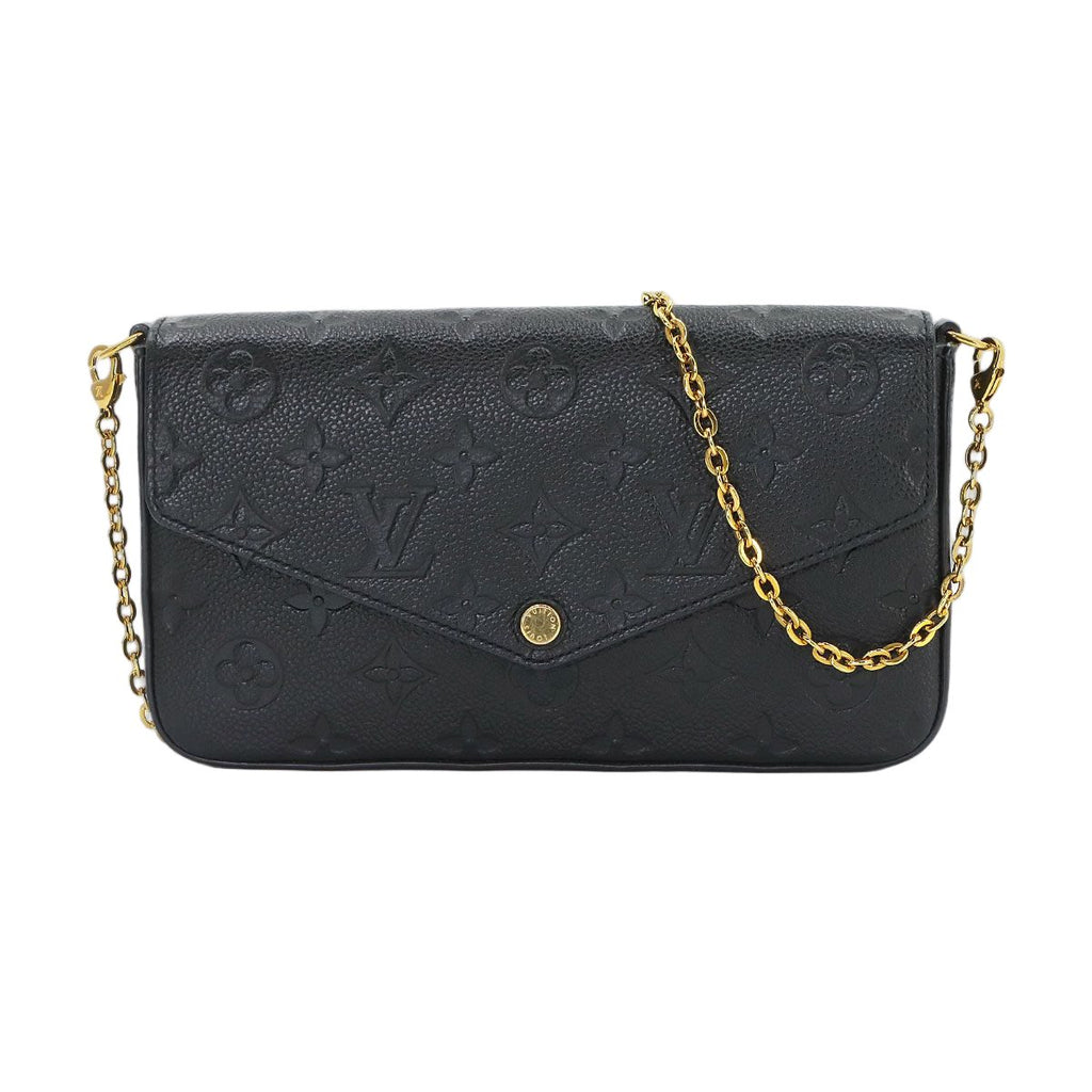 Louis Vuitton Monogram Empreinte Pochette Felicie Chain Wallet Leather Shoulder Bag