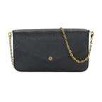 Louis Vuitton Monogram Empreinte Pochette Felicie Chain Wallet Leather Shoulder Bag