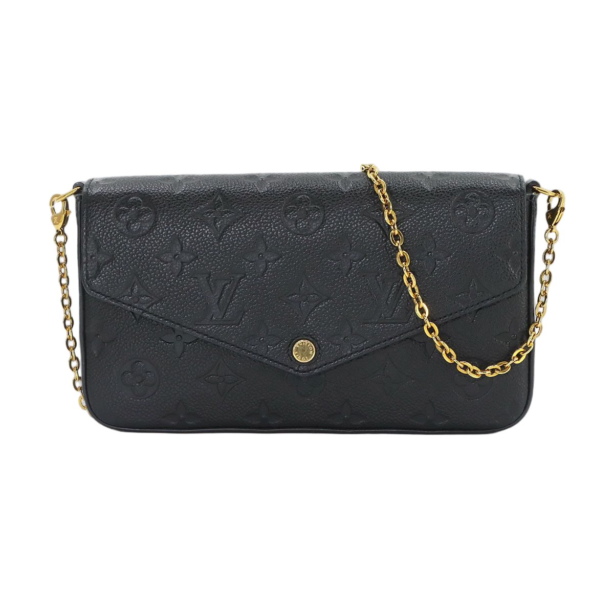 Louis Vuitton Monogram Empreinte Pochette Felicie Chain Wallet Leather Shoulder Bag
