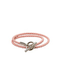 Hermes Grenand Dubretour Rose Sakura Silver Leather Metal