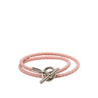 Hermes Grenand Dubretour Rose Sakura Silver Leather Metal