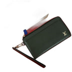 Louis Vuitton Zippy Dragonne Taiga Leather Long Wallet