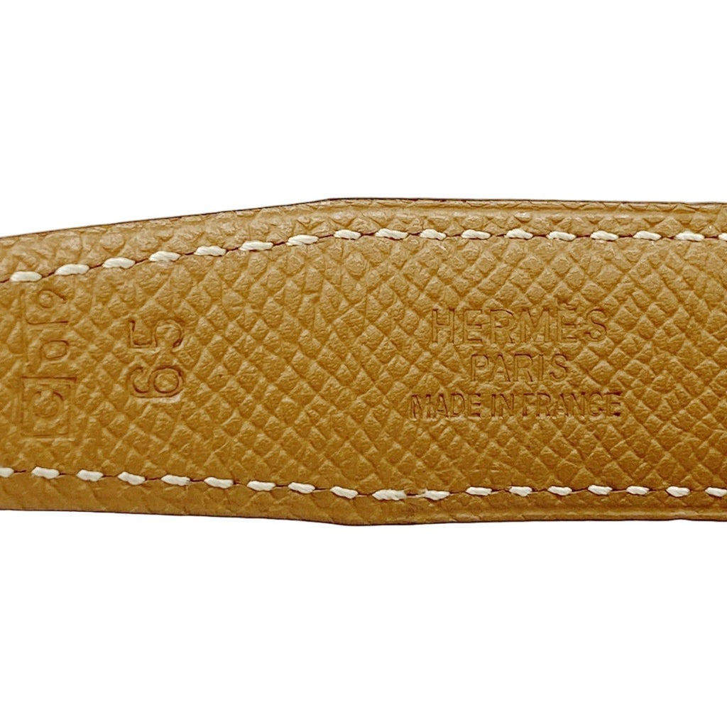 Hermes Belt Constance Courchevel Box Calf Gold Black Silver — view 2