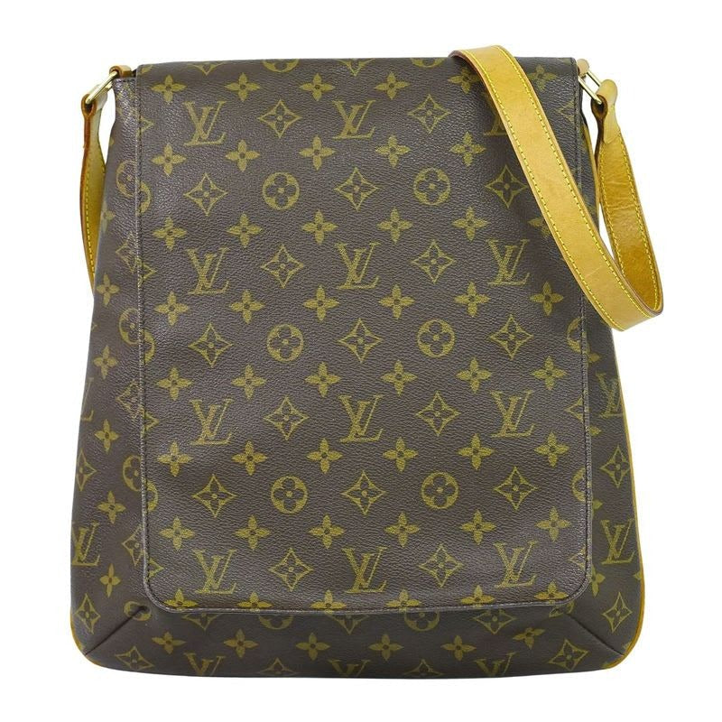 Louis Vuitton Musette Monogram Shoulder Bag Pochette Brown — view 2
