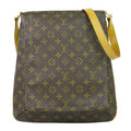 Louis Vuitton Musette Monogram Shoulder Bag Pochette Brown