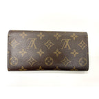 Louis Vuitton Monogram Portefeuille Emily Zipper Wallet Brown Veil — view 2