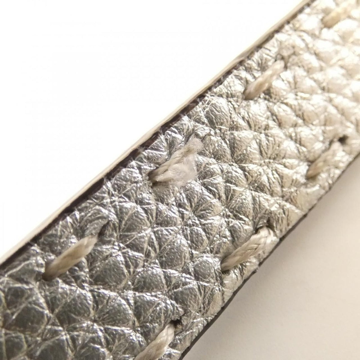 Fendi Selleria Peekaboo Mini Bag Argento — view 7