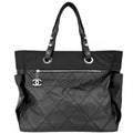 Chanel Tote Paris Biarritz MM Handbag CC Logo
