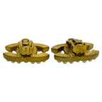 Chanel Earrings 01 A Coco Mark Faux Pearl Gold GP Accessories Jewelry — view 6