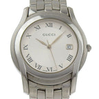 Gucci Stainless Steel Silver Quartz Analog Display Dial Watch