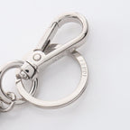 Fendi Key Holder FF Square Zucca Dark Brown Canvas Ring — view 4