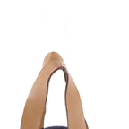Hermes Amedaba GM Leather Canvas Tote Shoulder Navy — view 2