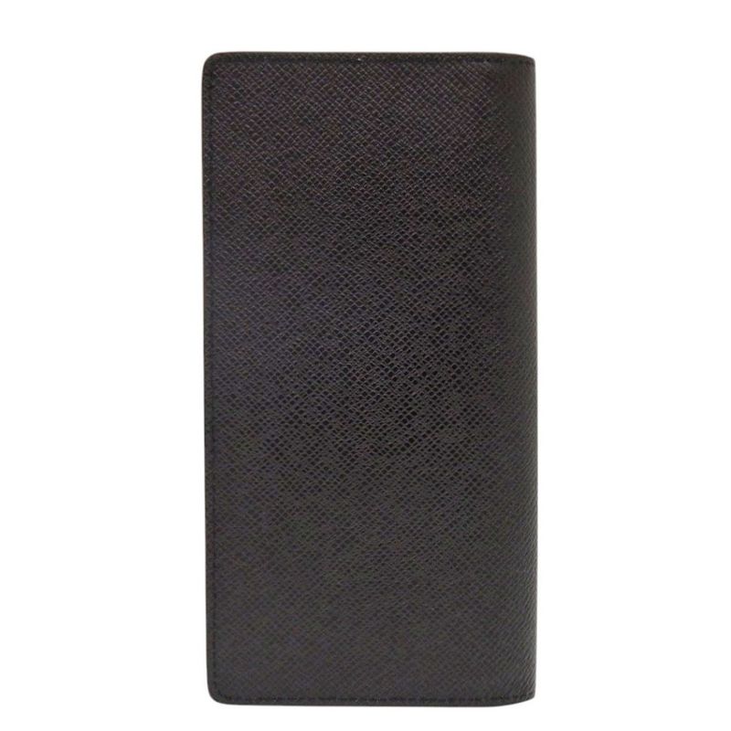 Louis Vuitton Portefeuille Plaza Taiga Noir Black Long Wallet — view 2