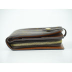 Louis Vuitton Compact Zip Monogram Fold Wallet Brown — view 3
