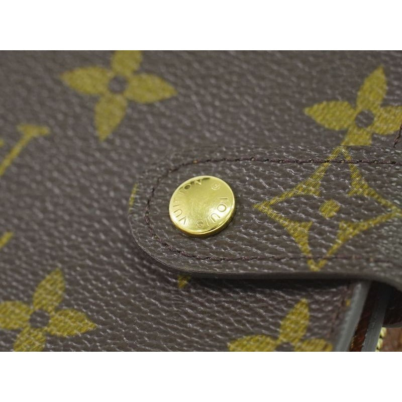 Louis Vuitton Compact Zip Monogram Fold Wallet Brown — view 6