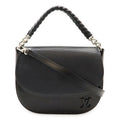 Louis Vuitton Epi Luna Handbag 2-Way Shoulder Bag Noir Black Silver Hardware