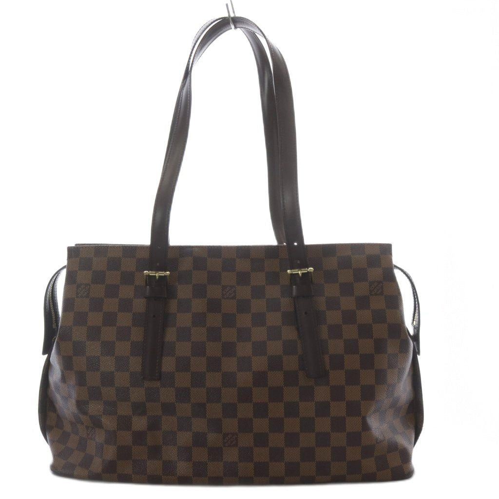Louis Vuitton Damier Ebeneline Chelsea Tote Brown