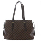 Louis Vuitton Damier Ebeneline Chelsea Tote Brown