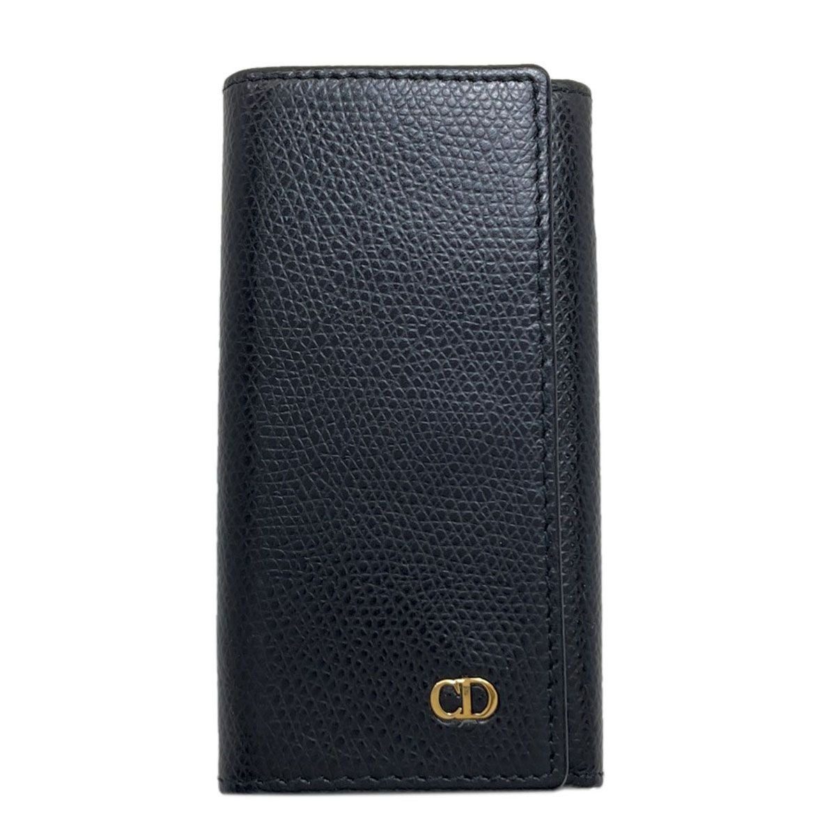Dior CD Logo Key Case Leather Key Holder