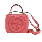 Gucci Blondie 2-Way Top Handle Bag Pink Leather — view 2