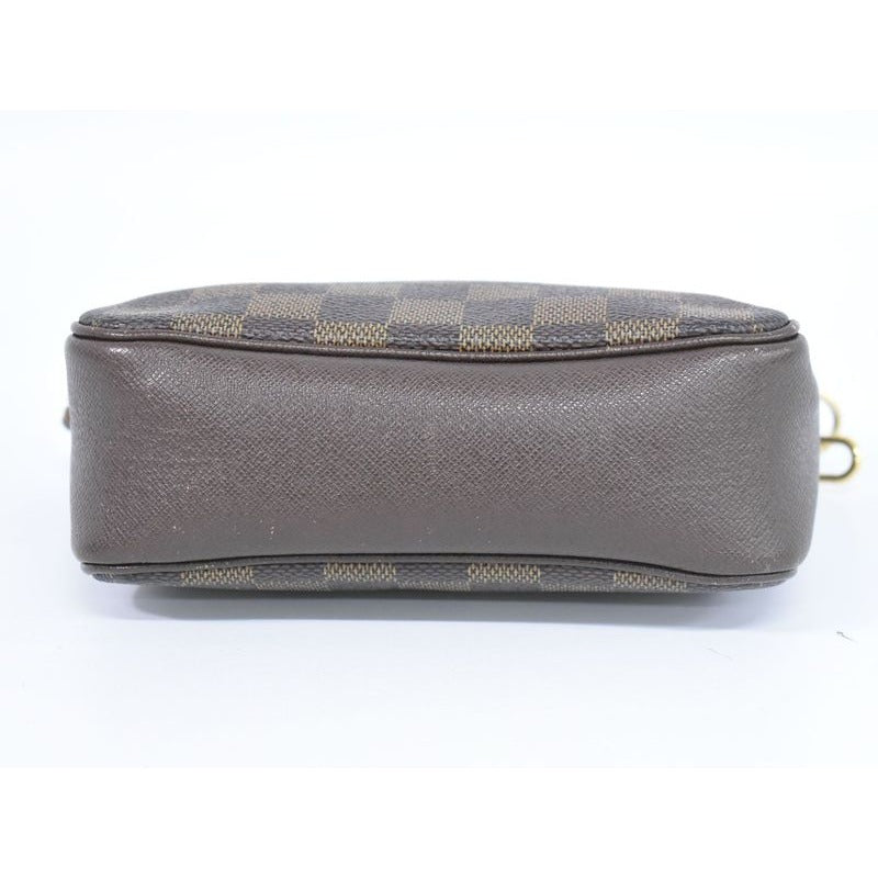 Louis Vuitton Trousse Makeup Damier Ebene 2-Way Shoulder Bag Brown — view 3