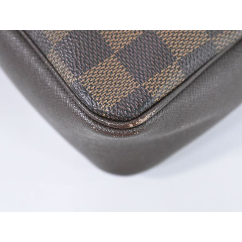 Louis Vuitton Trousse Makeup Damier Ebene 2-Way Shoulder Bag Brown — view 4