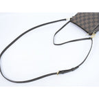 Louis Vuitton Trousse Makeup Damier Ebene 2-Way Shoulder Bag Brown — view 5