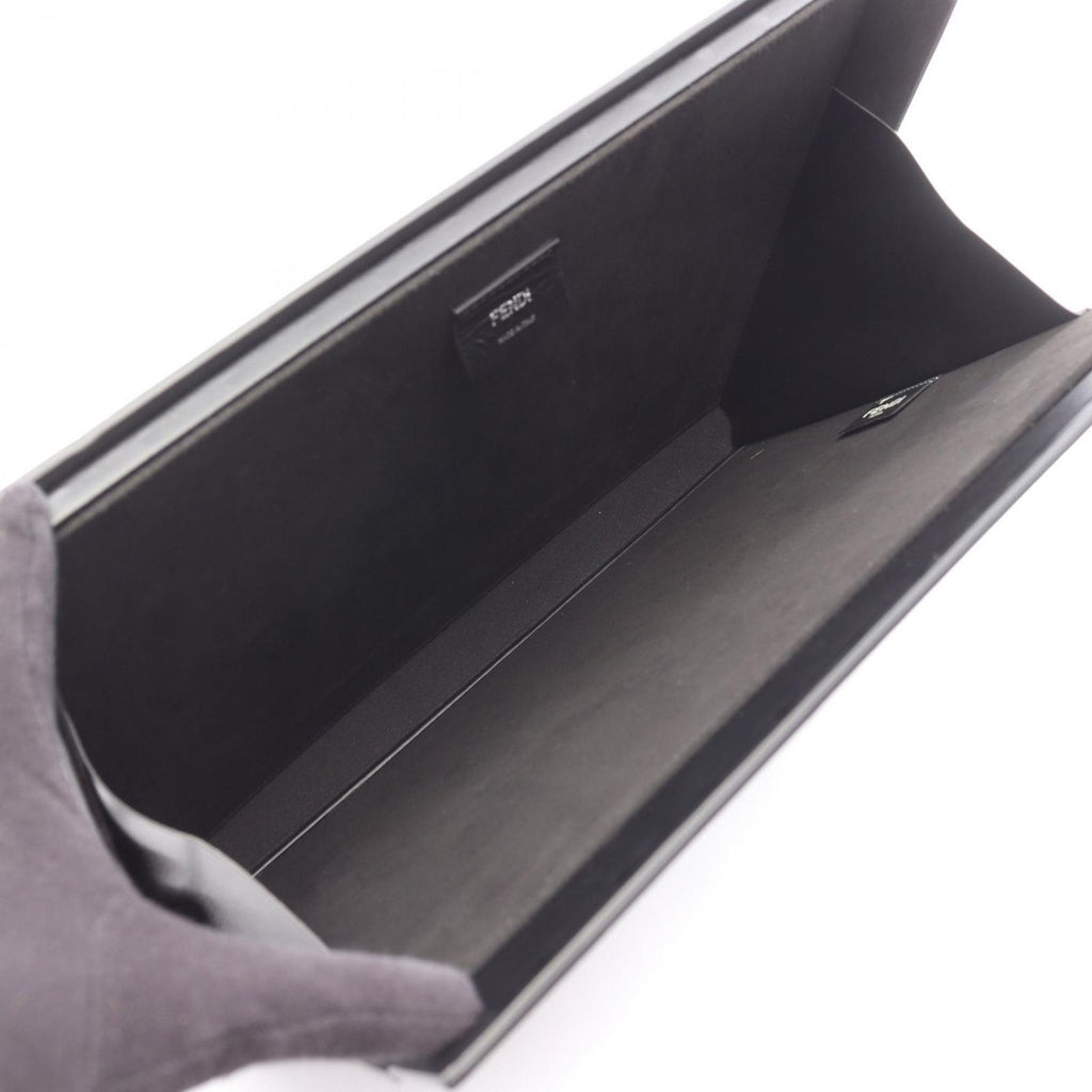 Fendi Shoulder Bag Messenger Box Black Leather Box — view 3