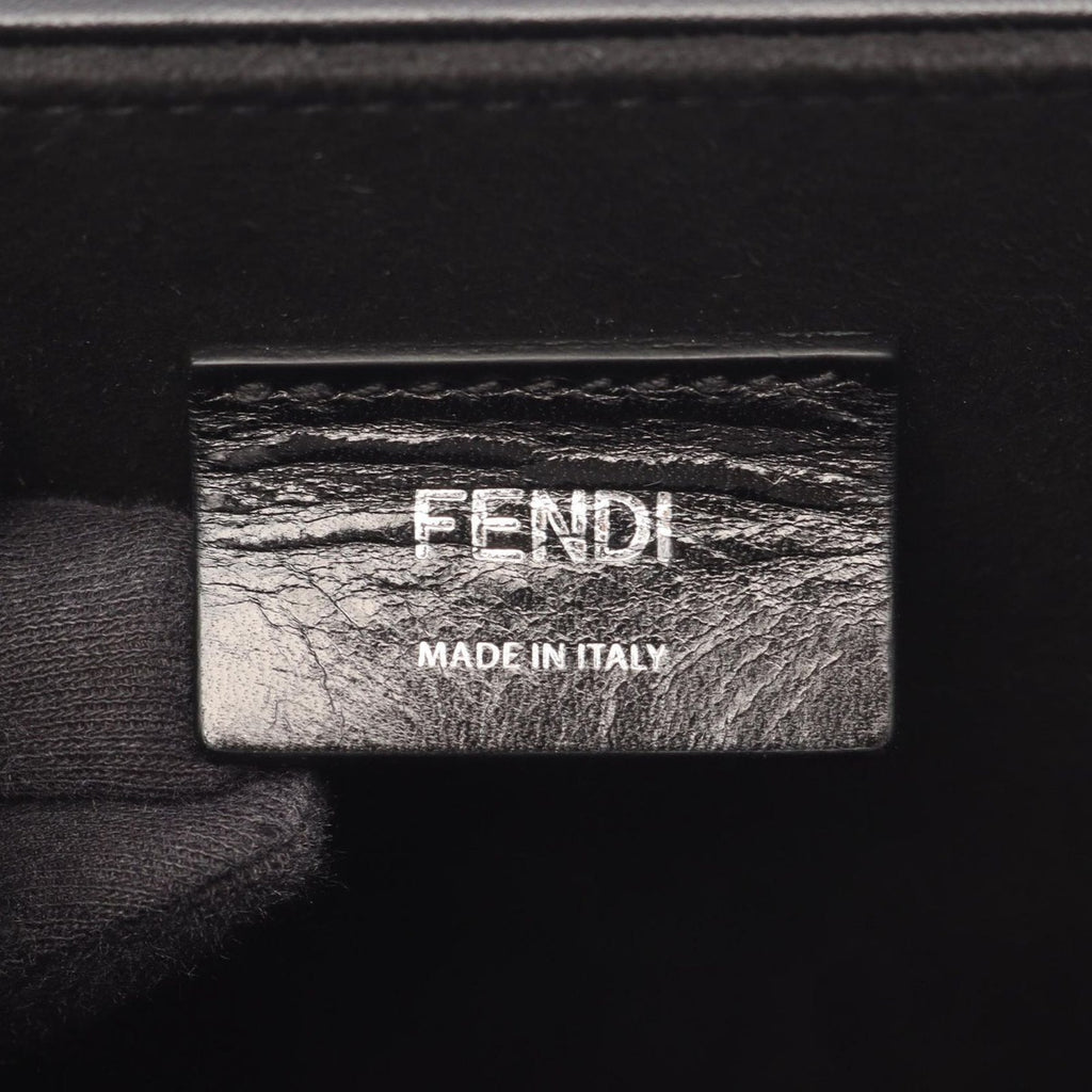 Fendi Shoulder Bag Messenger Box Black Leather Box — view 4