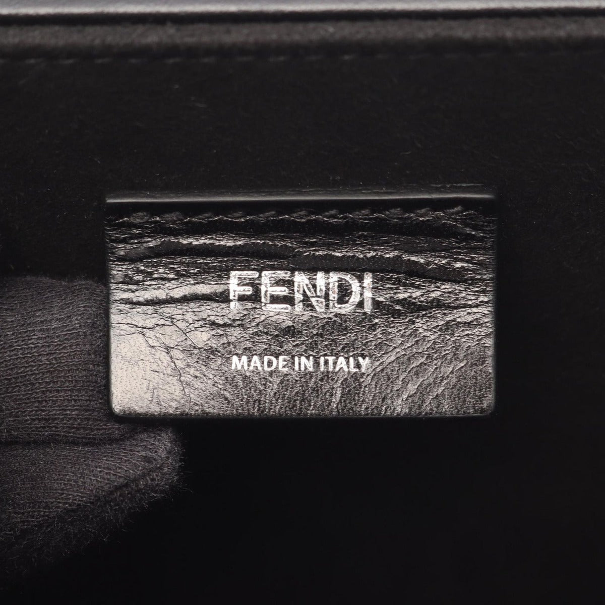 Fendi Shoulder Bag Messenger Box Black Leather Box — view 4