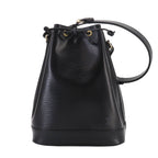 Louis Vuitton Epi Noe Shoulder Bag Leather Noir Gold