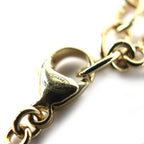 Chanel Crystal CC Logo Star Necklace Pendant Gold Black — view 9