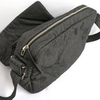 Chanel Cocococoon Messenger Bag Cotton Shoulder Denim Black — view 6