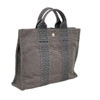 Hermes Tote Her Line PM Canvas Gray Silver — view 2