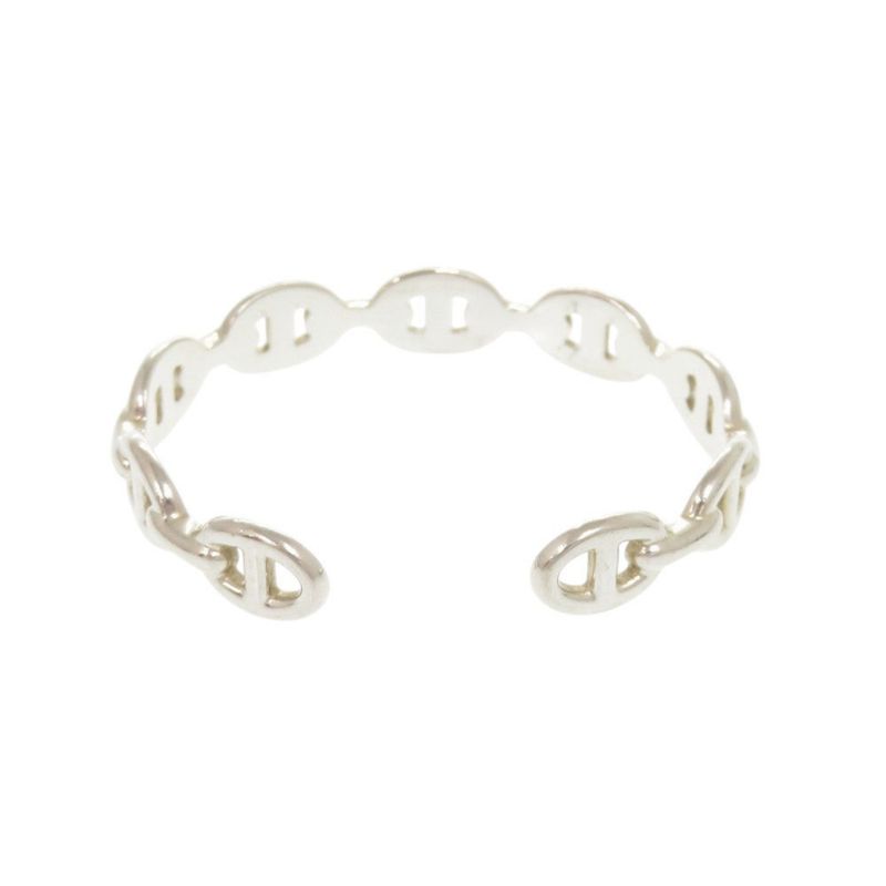 Hermes Chaine D'ancre Anchene SH Silver 925 Bangle Bracelet 1040 — view 5