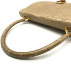 Hermes Ring de Porosus Croco Hand Bag Beige — view 7