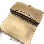 Hermes Ring de Porosus Croco Hand Bag Beige — view 8